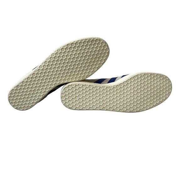 Adidas Gazelle A-Club Manchester United Cream Blue Shoes IH2633 Men's Size 8.5 - Picture 9 of 10